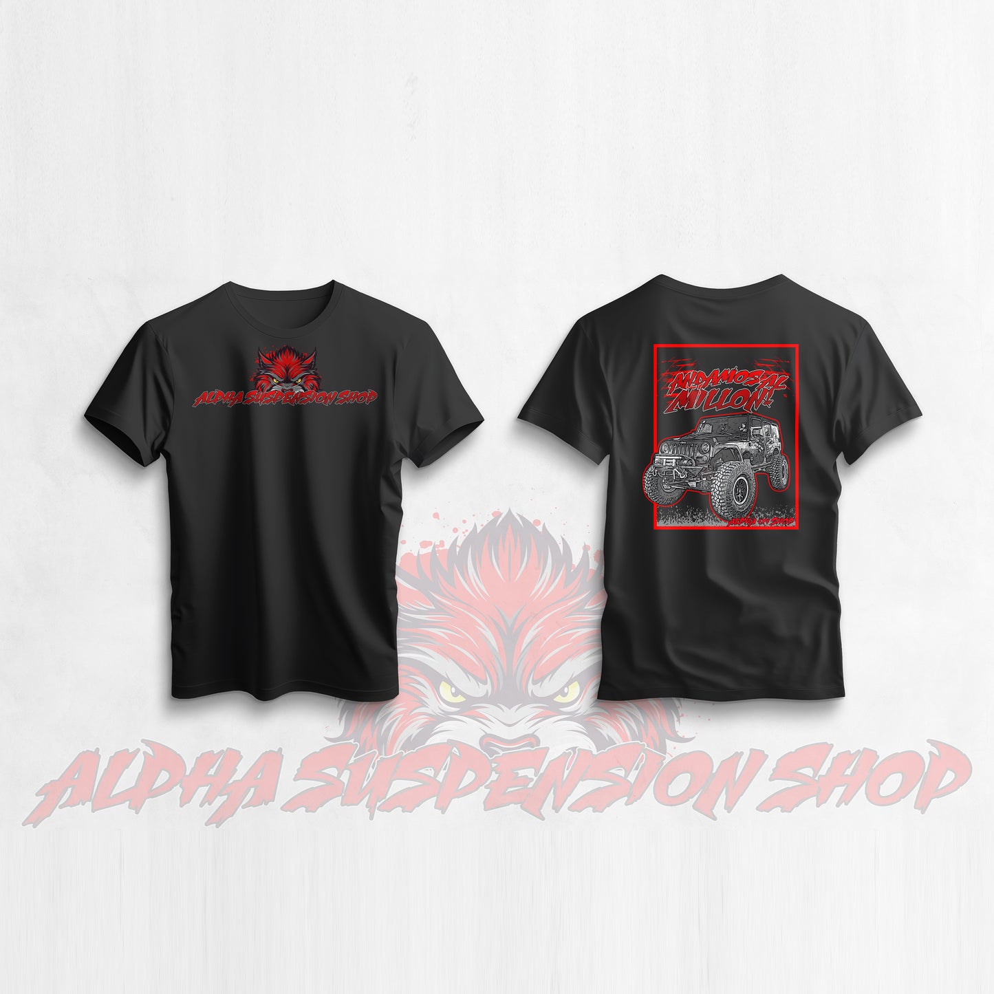 Cotton T-Shirts-Front & Back